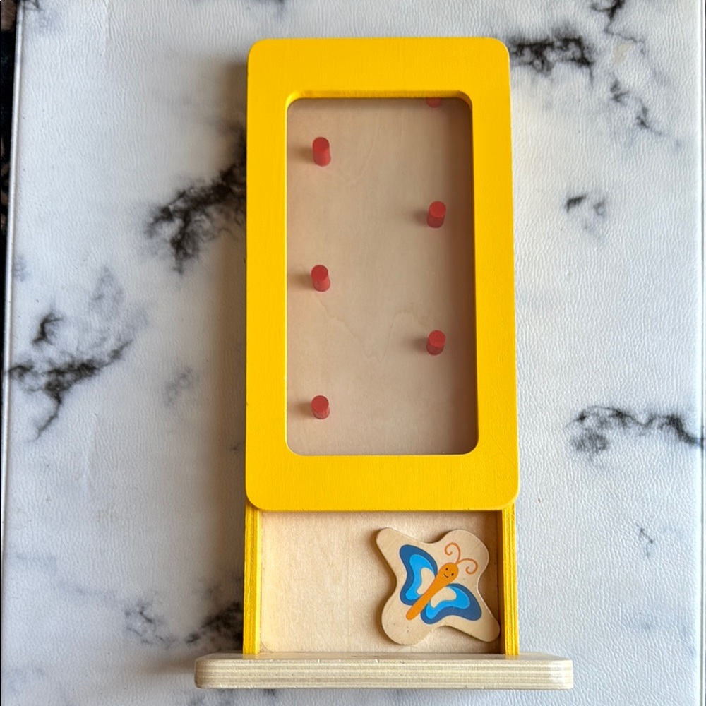 KiwiCo Wooden Butterfly Drop Toy